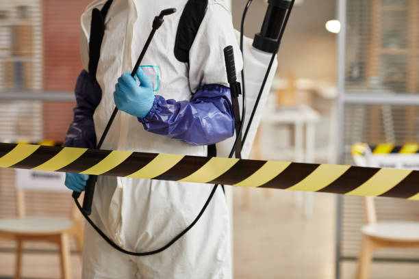 Professional Infectious Disease Decontamination technician working in Travis Afb, CA